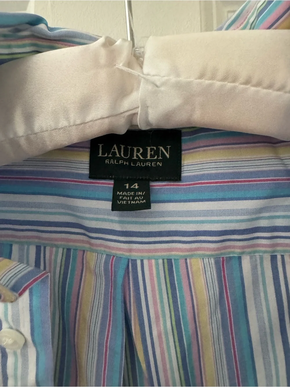 Ralph Lauren Pastel Multistripe Button-Down Shirt